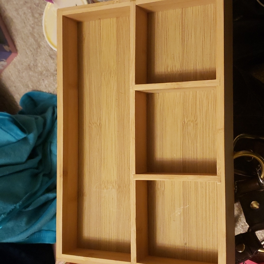 New bamboo organizer